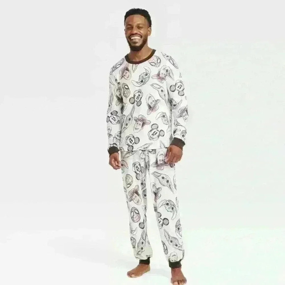 Men's Disney 100 Sleep Pajama Set 2-pc - Picture 1 of 6